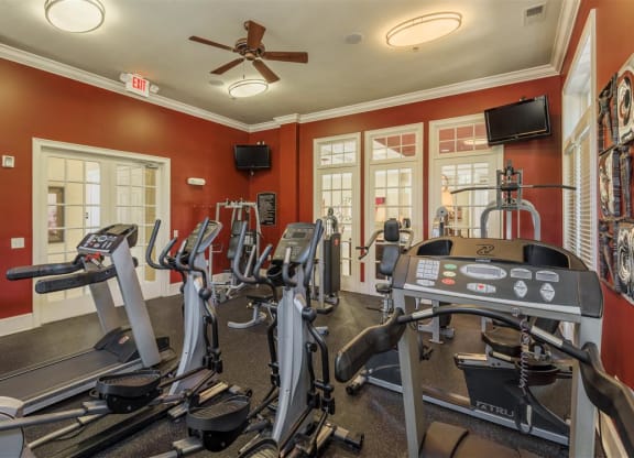 FItness center at Rose Heights apartments, 3801 Glen Verde Trail, Raleigh
