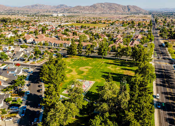 Drone Community View at Legends at Rancho Belago, Moreno Valley