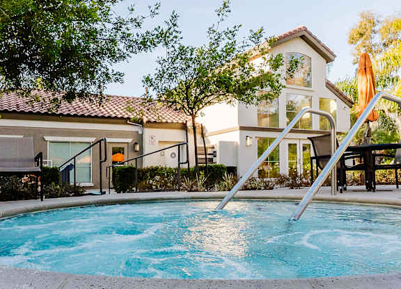 A swimming pool at Legends at Rancho Belago, Moreno Valley, California