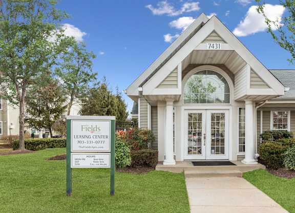 The Fields of Manassas leasing office in Lorton, VA