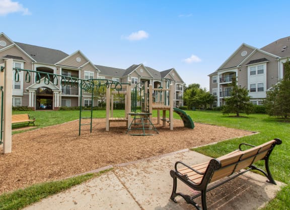 Tot Lot And Playing Field at The Fields of Chantilly, Virginia, 20151