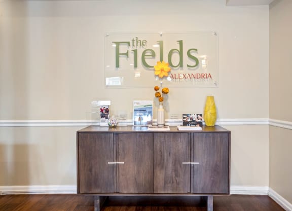 Welcoming Property Signage at The Fields of Alexandria, Virginia