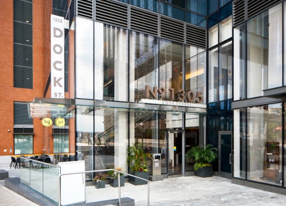 the entrance to the nordic 1995 building at 1305 Dock Street, Maryland