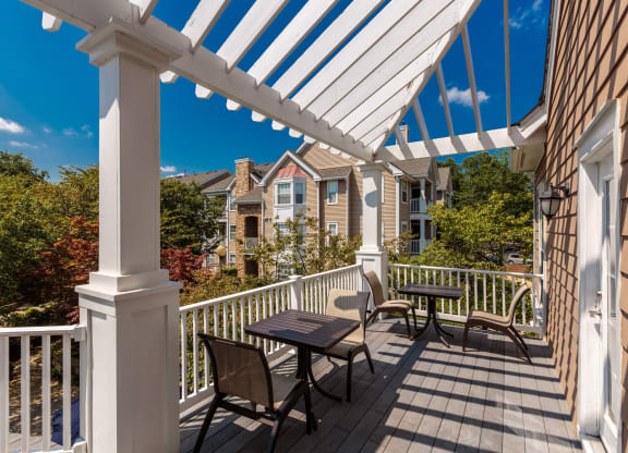 Large Balcony And Patio at Cascades Overlook, Sterling, 20165