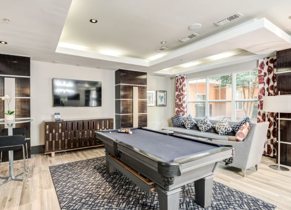 Billiards Table In Clubhouse at 800 Carlyle, Alexandria