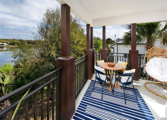 Table With Chairs At Patio at Town Trelago, Maitland, FL