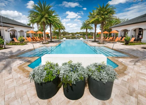 Pool With Sunning Deck at Town Trelago, Florida, 32751