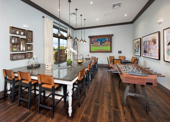 Modern Clubhouse With A Game Room at Town Trelago, Maitland, Florida