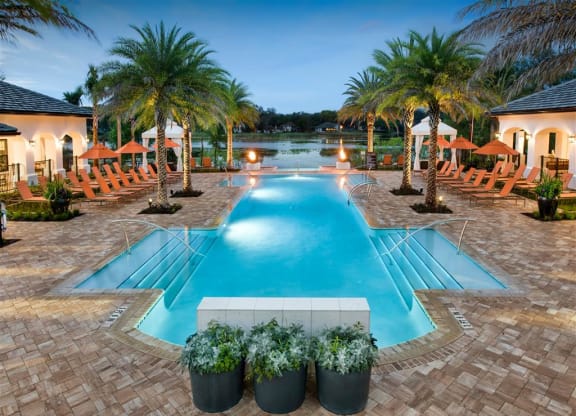 Relaxing Swimming Pool at Town Trelago, Florida