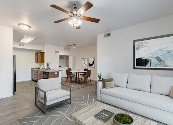 Living Room at Florentine Villas, Midvale