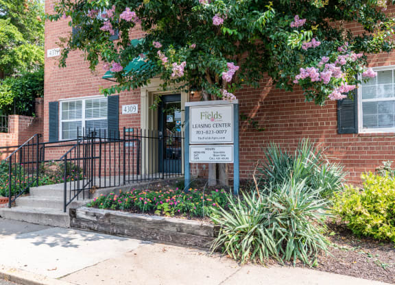 Leasing Center External View at The Fields of Alexandria, Virginia