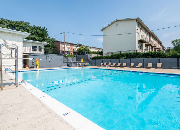 Pool With Sunning Deck at The Fields of Alexandria, Virginia, 22304