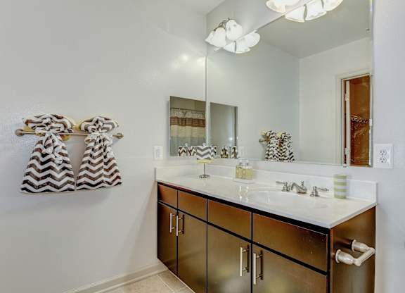 Renovated Bathrooms With Quartz Counters at Garfield Park, Virginia