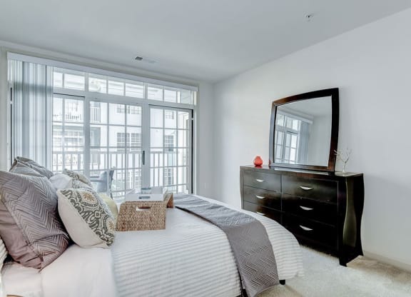 Beautiful Bright Bedroom With Wide Windows at Garfield Park, Arlington, VA