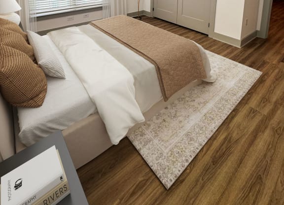 Bedroom at South and Hollis, North Carolina