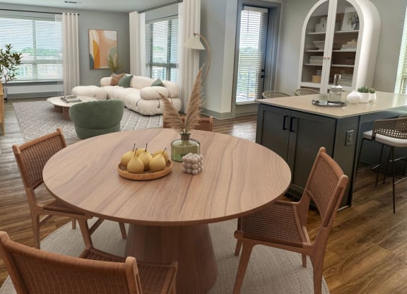 Elegant Dining Space at South and Hollis, North Carolina