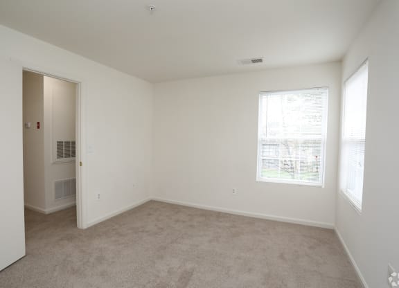 Bedroom With Expansive Windows at The Fields of Manassas, Virginia