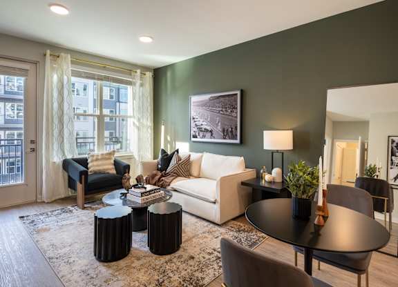 Living Area With Dining at The William, Virginia