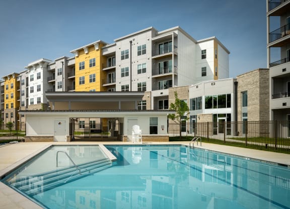 take a dip in our resort style swimming pool  at Woodmore Grand, Bowie, 20721