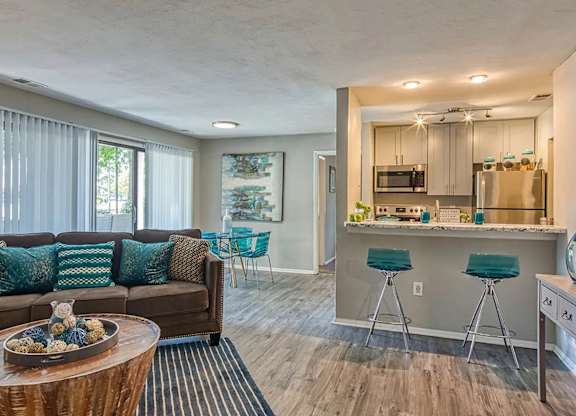 Luxury Living Room at Compass at City Center, Newport News, 23606