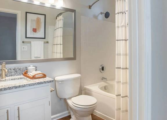 White Bathroom at Crestline Cary, Cary, NC
