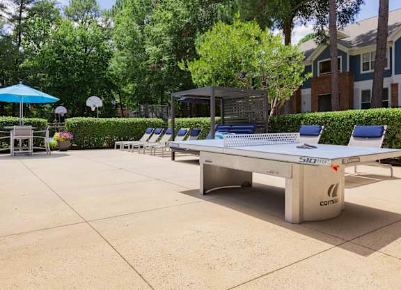 Outdoor Ping Pong Table at Crestline Cary, North Carolina