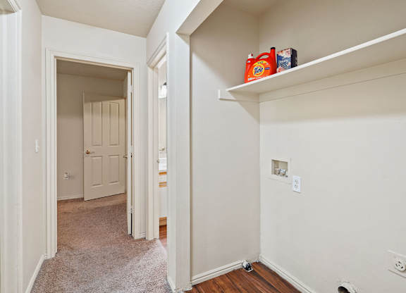 Closet View at Bluffs Apartments, Utah, 84065