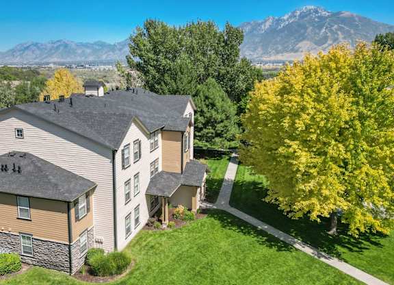 Drone View at Bluffs Apartments, Bluffdale