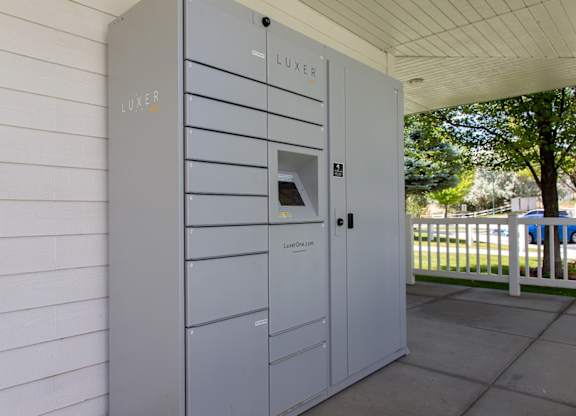 Package Locker at Bluffs Apartments, Utah, 84065