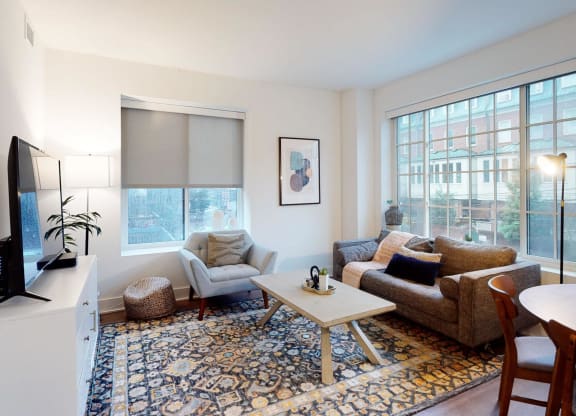 Living Room With Kitchen at Madison House, Washington, Washington