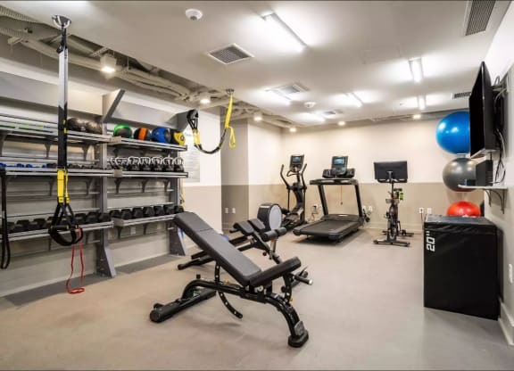 Modern Fitness Center at Madison House, Washington, DC, 20036