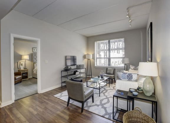 Living room area at The Gunther, Maryland, 21224