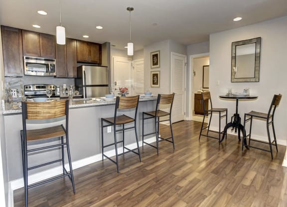 Wooden flooring at The Gunther, Baltimore, Maryland