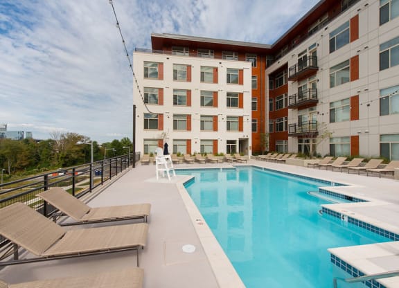 Swimming Pool at Highgate At The Mile Apartments in McLean, VA 22102
