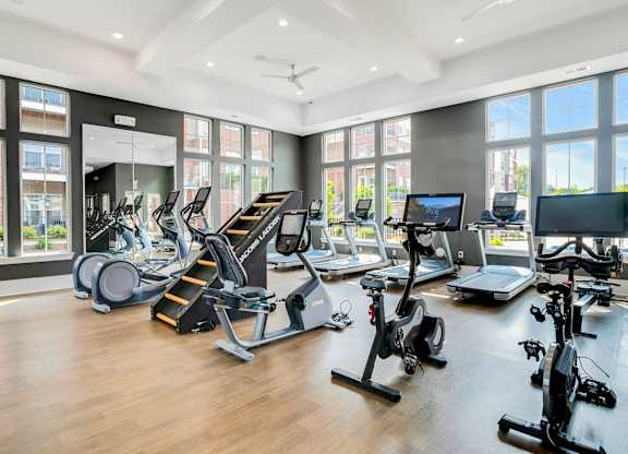 Modern Fitness Center at The Aster Cary, Cary