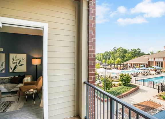 Balcony View at The Aster Cary, Cary, NC 27519