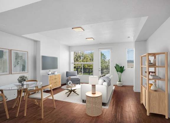 Living Room at Vaseo Townhomes, Lehi, Utah