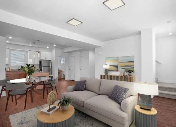 Living Area at Vaseo Townhomes, Lehi