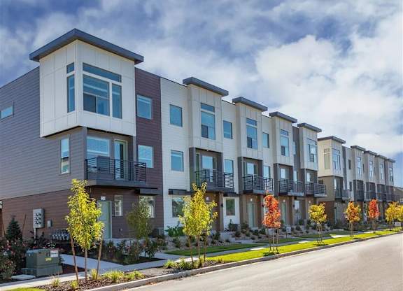 Exterior Of House at Vaseo Townhomes, Lehi, Utah