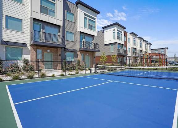 Tennis Court at Vaseo Townhomes, Lehi, 84043