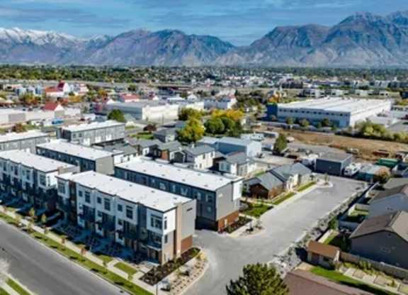 Aerial View Of Property at Vaseo Townhomes, Lehi, UT, 84043