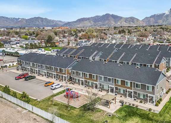 Property Aerial View at Calla Homes Apartments, Millcreek