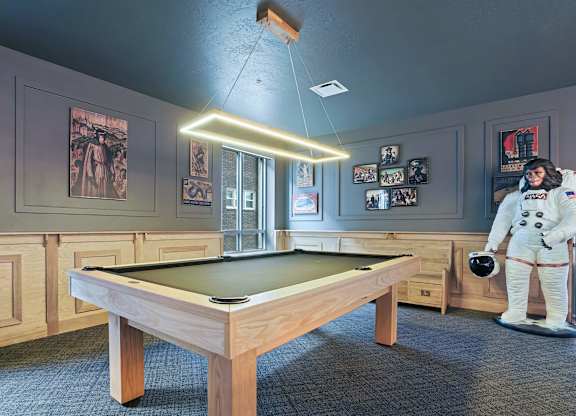 Pool Table at Lotus Cityline Apartments, Utah, 84111