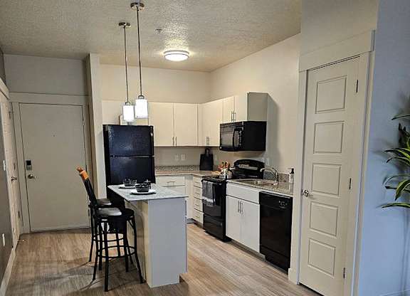 Contemporary Kitchen at The Lotus Apartments, Salt Lake City, UT