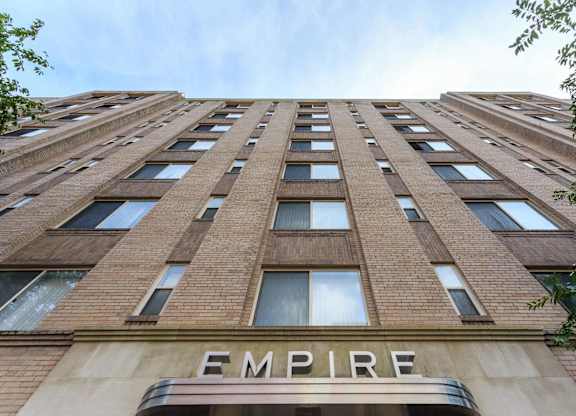 A tall building with the word "EMPIRE" on the front.