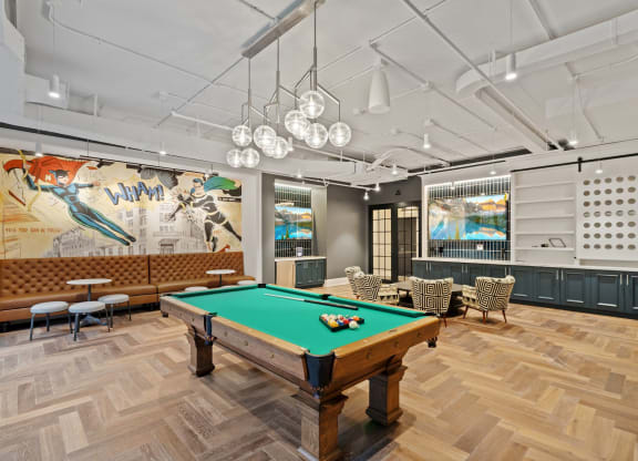 Billiards Table at Park Kennedy, Washington
