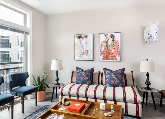 Elegant Living Room at Park Kennedy, Washington, DC
