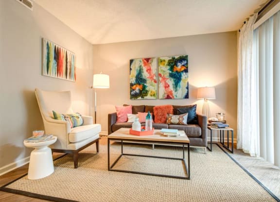 Modern Living Room at Waverly Place, North Charleston, 29418