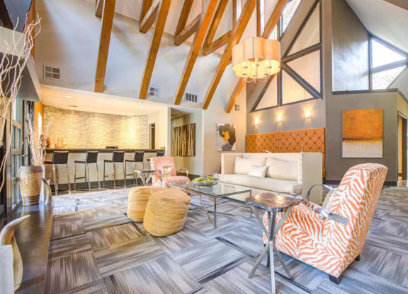 Clubhouse Lounge at Waverly Place, North Charleston, South Carolina