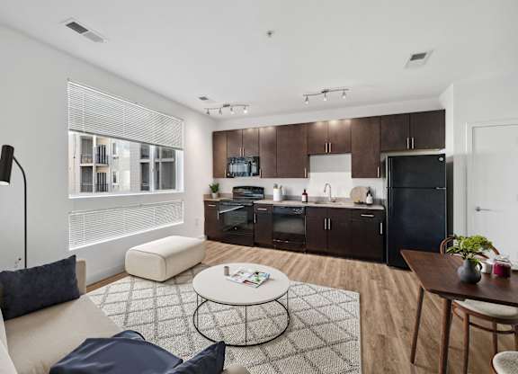 Open kitchen at Fort Totten Square, Washington